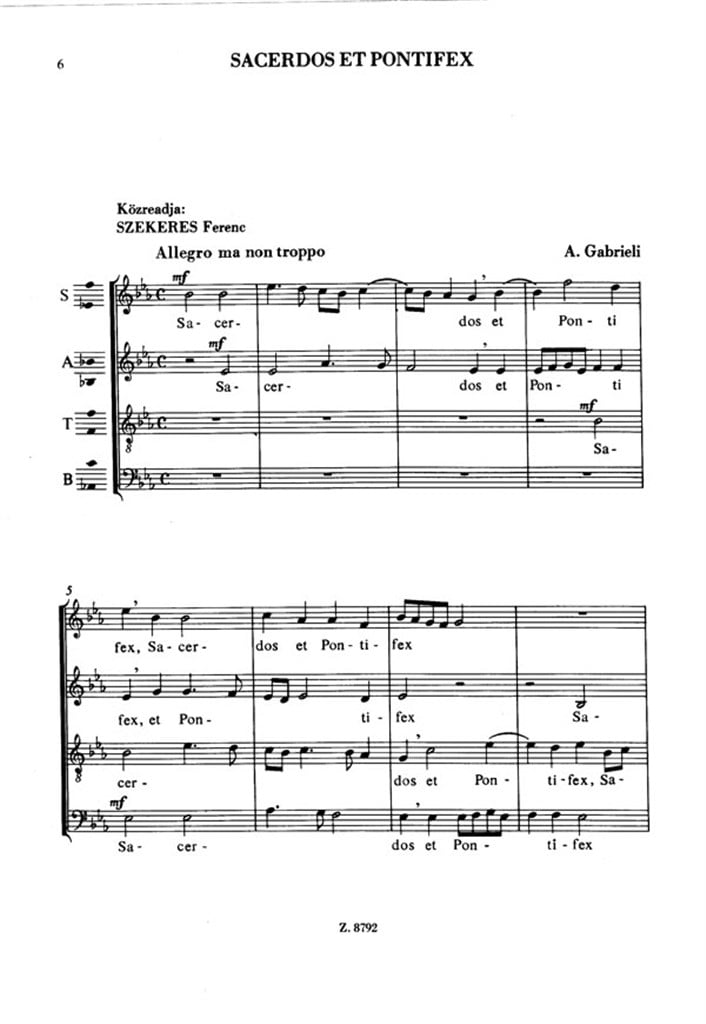 Old Masters' Mixed Choruses V33